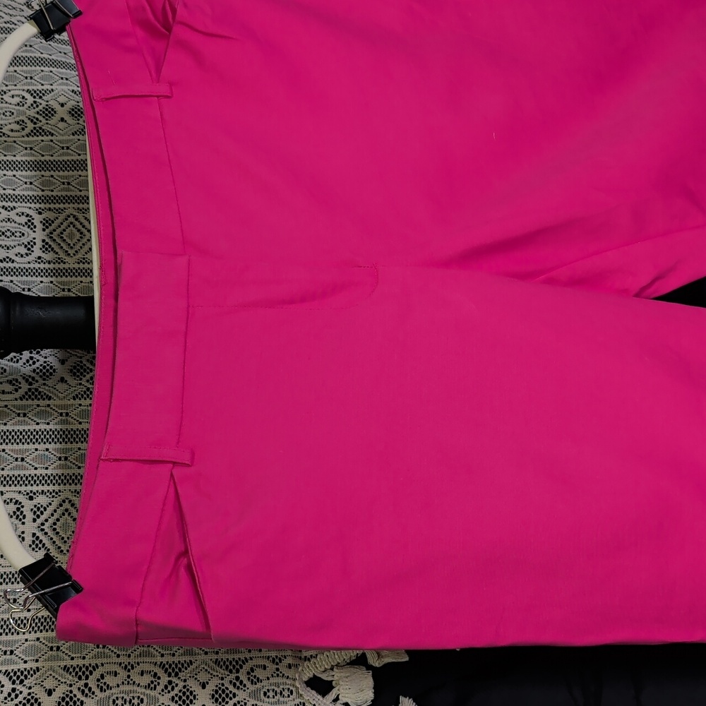 Liz Claiborne 16 Ankle Pants Ladies Pink Emma - Picture 3 of 12